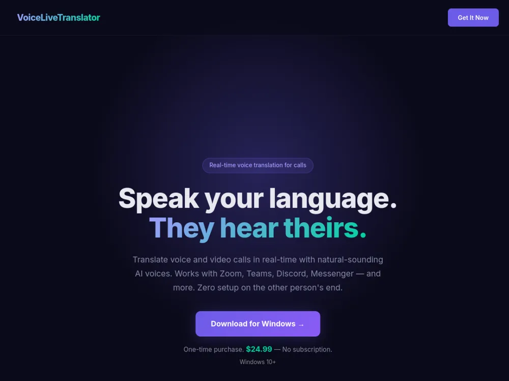 Voice Live Translator